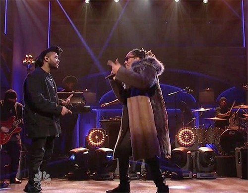 future-the-weeknd-snl-low-life-video-500x389-500x389 Future x The Weeknd Perform "Low Life" On SNL (Video)  