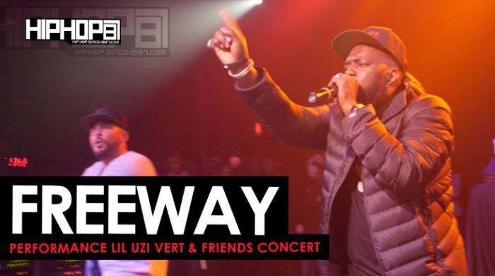 March-2016-147 DJ Drama Brings out Freeway at the Lil Uzi Vert & Friends concert (Video)  