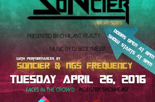 Soncier To Perform At SOB’s For “Faces In The Crowd”