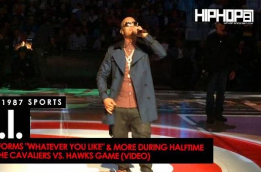 T.I. Performs “Whatever You Like” & More During Halftime At The Cavaliers vs. Hawks Game (Video)