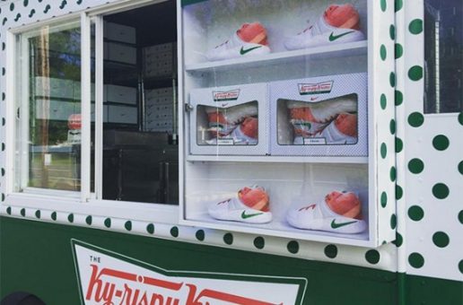 Nike & Krispy Kreme Have Linked Up For A Ky-risy Pair Of Kyrie 2’s (Photo)