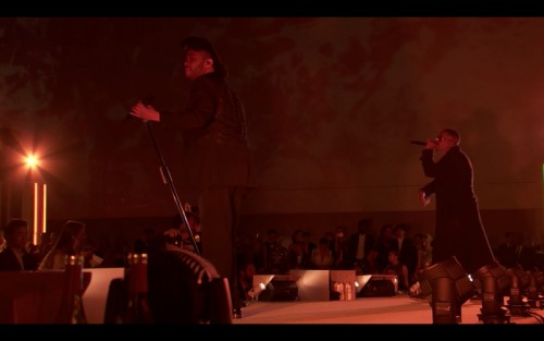 Screen-Shot-2016-05-03-at-6.02.04-PM-1-500x313 The Weeknd & Nas Share The Stage To Perform "Tell Your Friends" At The Met Gala (Video)  