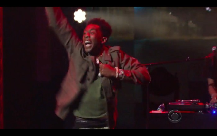 Screen-Shot-2016-05-12-at-7.33.50-AM-1 Desiigner Lights Up The Stage As He Performs "Panda" On The Late Show (Video)  