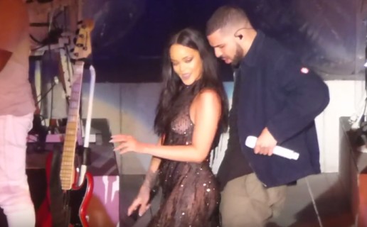 Drake Joins Rihanna On Stage In LA (Video)