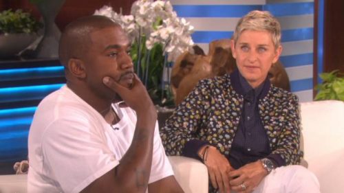 kw-500x281 Kanye West Delivers "Stream Of Consciousness" Rant On The Ellen Show (Video)  