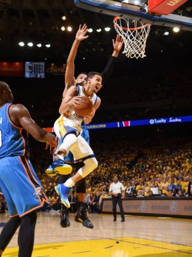 steph-374x500 "We're Not Going Home": Stephen Curry & The Golden State Warriors Win Game 5 Of The Western Conference Finals (Video)  