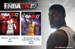 Indiana Pacers Star Paul George Will Cover NBA 2K17’s Standard Edition