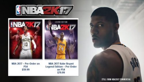 Paul-G13-500x287 Indiana Pacers Star Paul George Will Cover NBA 2K17's Standard Edition  