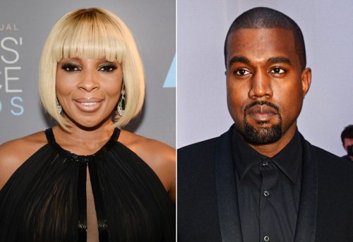mary-j-blige-kanye-west-500x343 Mary J. Blige Readies New Album, Taps Kanye West & Hit-Boy  