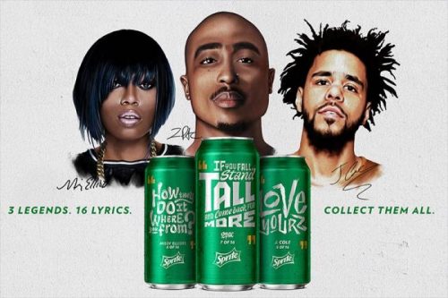 sp-500x333 Sprite Launches 'Lyrical Collection' Campaign With Quotes From Rakim x 2Pac x Missy Elliott x J. Cole (Video)  