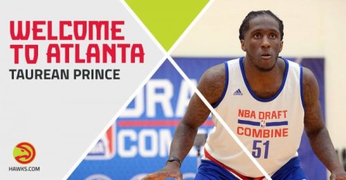 CmxmrLjXYAASbNw-500x261 The Atlanta Hawks Have Acquired The Rights To The 12th Overall Pick Taurean Prince From The Utah Jazz  