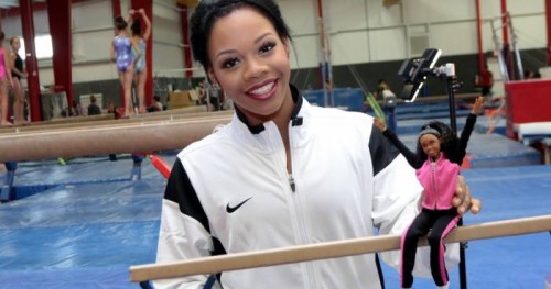CnGjuKaUEAASlgT-500x263 Black Girls Rock: Olympic Gymnast Gabby Douglas Gets Her Own Personalized Barbie Doll  