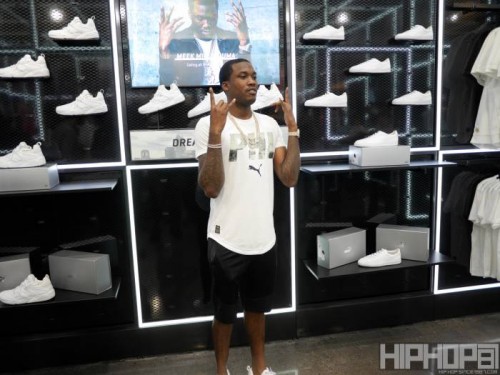 P1080499-500x375 Meek Mill Debuts New Sneakers & Signs Autographs At The Puma Lab In-Store Release Event  