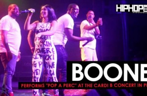 Cardi B Brings out Boone to Perform “Pop A Perc” at her “Underestimated” Tour in Philly