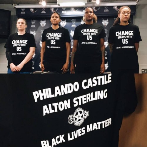 lynx-2-500x500 Off-Duty Police Walked Off their Jobs During a Minnesota Lynx game in Minnesota Due To Lynx Players Warming Up In #BlackLivesMatter Shirts  