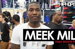 Meek Mill Debuts New Sneakers & Signs Autographs At The Puma Lab In-Store Release Event