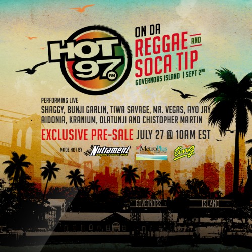 odrst2016-500x500 Event Alert: Hot 97's On Da Reggae & Soca Tip 2016 (NYC) w/ Shaggy, Ayo Jay, Mr. Vegas & More!  