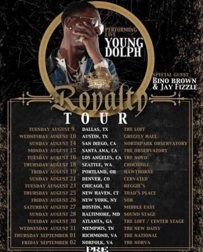 young-dolph-royalty-tour-dates-1-620x769-403x500 Young Dolph Announces 'Royalty' Tour with Cap 1 & Paper Route Empire  