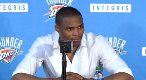CpDI51TW8AAwNPz-500x274 I'm The Captain Now: Russell Westbrook Signs a 3 Year/ $85 Million Dollar Extension with the Oklahoma City Thunder  