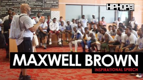 maxwell-brown-500x279 Maxwell Brown Motivational Speech at Sharrif Floyd's Football Camp in Philly  