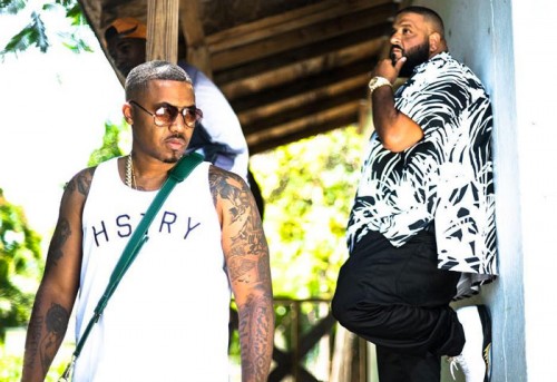 nas-dj-khaled-video-500x343 #MajorKeyAlert: DJ Khaled & Nas Shoot "Nas Album Done" Video In Bahamas  