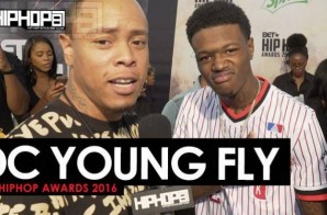 DC Young Fly Talks ‘Almost Christmas’, ‘Digital Lives Matter’ and More on the 2016 BET Hip Hop Awards Green Carpet with HHS1987 (Video)