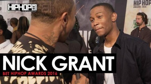 Nick-Grant-500x279 Nick Grant Talks 'Return Of The Cool', The 2016 BET Cypher, New Music with BJ The Chicago Kid, OneMusicFest & More on the 2016 BET Hip Hop Awards Green Carpet with HHS1987 (Video)  