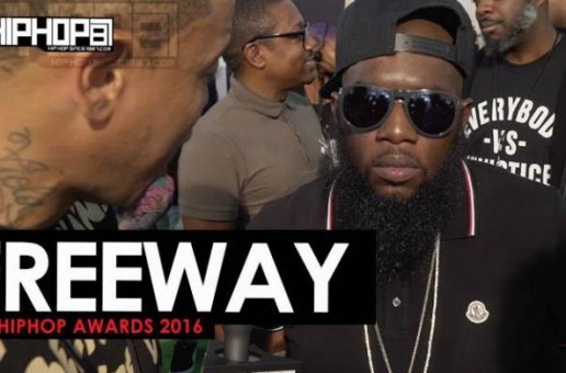 Freeway Talks The 2016 BET State Property Cypher, New Music with Lil Wayne, Made In America 2016 & More on the 2016 BET Green Carpet with HHS1987 (Video)