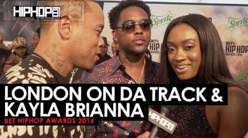 london-Kayla-500x279 London On Da Track & Kayla Brianna Talk "Work For It", New Music with Drake, New Projects & More on the 2016 BET Hip Hop Awards Green Carpet with HHS1987 (Video)  