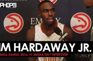 Tim Hardaway Jr. Talks the Hawks 16-17 Season, Supporting the Atlanta Dream, his Pre Game Playlist & More During 2016-17 Atlanta Hawks Media Day with HHS1987 (Video)