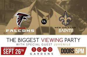 Juvenile & His Special Guest Are Set to Host the ATL Falcons vs NO Saint Bragging Rights Viewing Party in Atlanta