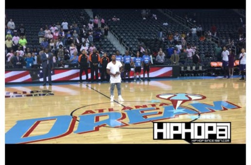 Bobby V Sings The National Anthem as the Atlanta Dream Host the Phoenix Mercury (Video)