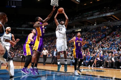 CxMLfFMUsAAa72n-500x334 Minnesota Timberwolves Star Andrew Wiggins Scores a Career High 47 Points vs. The Los Angeles Lakers (Video)  