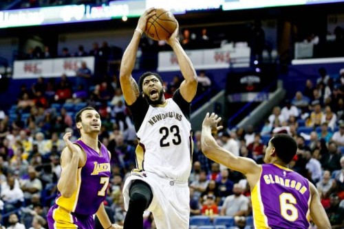 Cyg2T0bXcAAk7Ct-500x334 Fly Pelican Fly: Anthony Davis Continues His Early MVP Push Dropping 41 Points & 16 Rebounds vs. the Lakers (Video)  