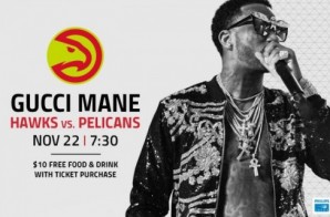 Win 2 Tickets To See Gucci Mane Perform at Philips Arena When The Atlanta Hawks Face the New Orleans Pelicans