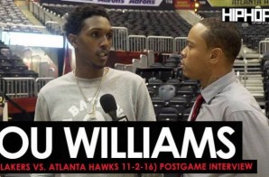 Lou Williams Talks Defeating The Atlanta Hawks, Luke Walton’s Guidance & Facing The Golden State Warriors with HHS1987 (L.A. Lakers vs. Atlanta Hawks Postgame 11-2-16) (Video)
