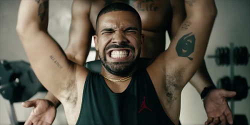 drake-apple-music-500x250 Drake Gets Pumped To Taylor Swift's "Bad Blood" In New Apple Music Commercial (Video)  