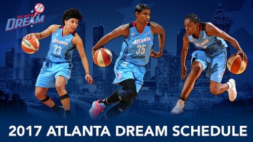 dream-2017-500x281 Run With The Dream: The Atlanta Dream Announce Their 2017 Season Schedule  