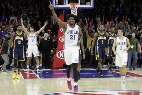 sixers-500x333 Winless No More: The Philadelphia Sixers Defeat the Indiana Pacers (109-105) in Overtime (Video)  