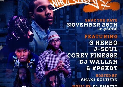 Hot 97 Presents Who’s Next Live w/ DJ Wallah, G Herbo, J-Soul, Corey Finesse and #PGKDT at SOB’s
