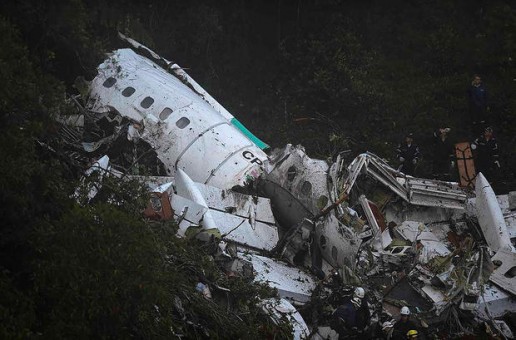 LaMia Airlines Charter Plane Carrying the Chapecoense Soccer Team To Colombia Has Crushed Killing 75 People