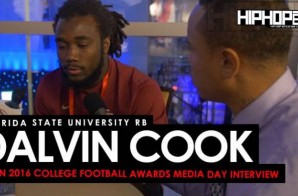 Florida State University RB Dalvin Cook Talks Jimbo Fisher, Winston vs. Francois, Facing the Michigan Wolverines & More at the ESPN 2016 College Football Awards Media Day (Video)