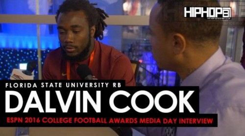 Dalvin-500x279 Florida State University RB Dalvin Cook Talks Jimbo Fisher, Winston vs. Francois, Facing the Michigan Wolverines & More at the ESPN 2016 College Football Awards Media Day (Video)  