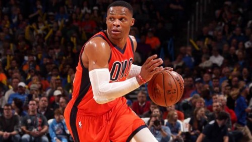 Russ-500x281 Why Not: OKC Thunder Star Russell Westbrook Records His Fifth Straight Triple-Double; Thunder Face the Hawks Tonight (Video)  