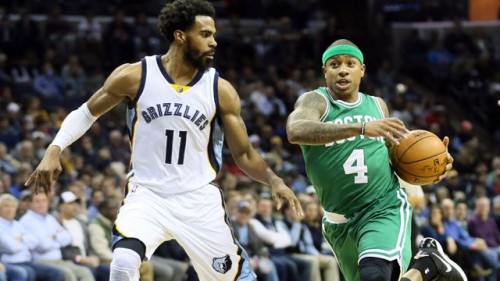 isaiah-500x281 Celtic Pride: Celtics Star Isaiah Thomas Drops 44 Points In A (112-109) Win vs. The Memphis Grizzlies (Video)  