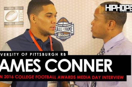 University of Pittsburgh RB James Conner Talks Defeating Cancer, Upsetting Clemson & More at the ESPN 2016 College Football Awards Media Day (Video)