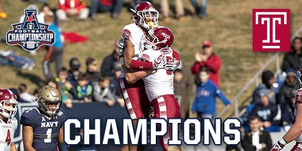 Temple Made: The Temple Owls Are The 2016 American Athletic Conference Champions