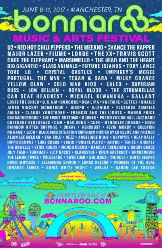 Bonnaro-327x500 Chance The Rapper, The Weeknd, Travis $cott, Tory Lanez, And More To Perform At Bonnaroo 2017!  