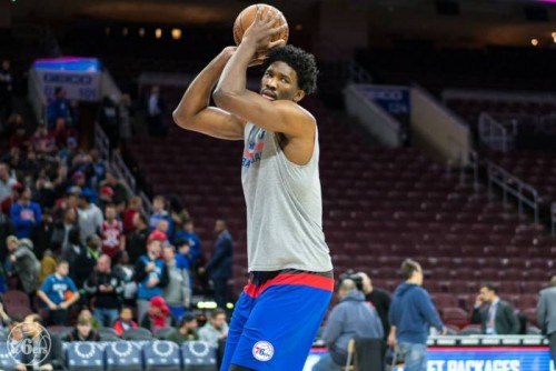 Joel-E-500x334 Processing: Sixers Star Joel Embiid Named December's Eastern Conference Rookie Of The Month  