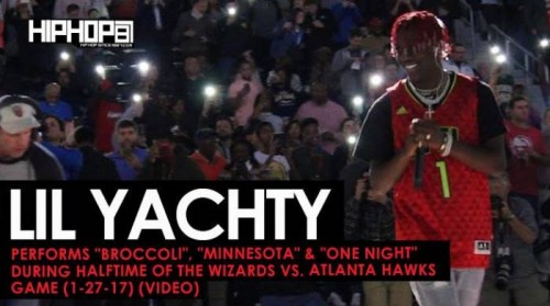 Lil-Boat-500x279 Lil Yachty Performs "Broccoli", "Minnesota" & "One Night" During Halftime of the Wizards vs. Atlanta Hawks Game (1-27-17) (Video)  